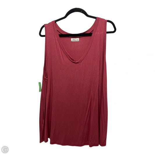 Top Sleeveless Basic By Maurices In Mauve, Size: 3x