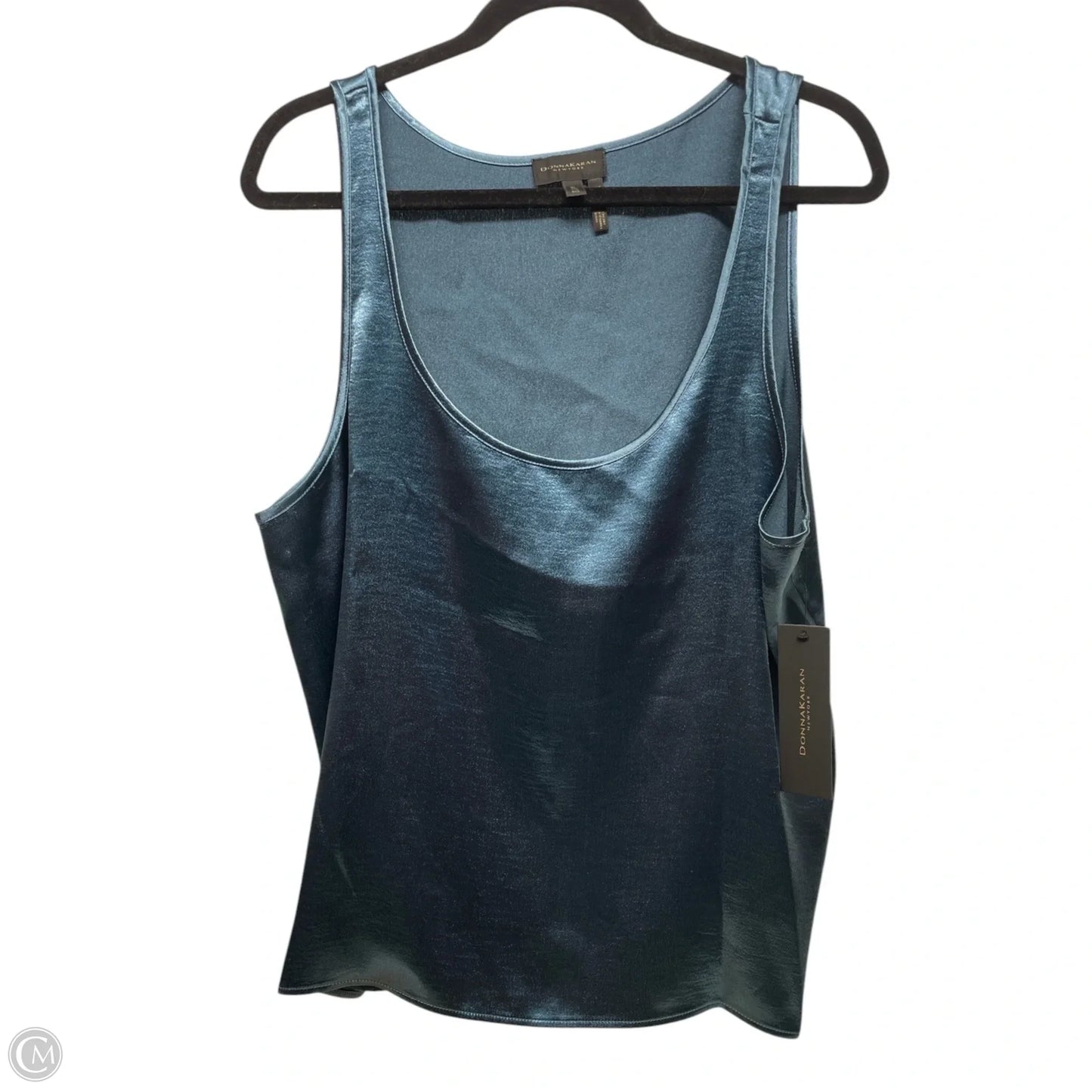 Tank Top By Donna Karan In Blue, Size: Xl