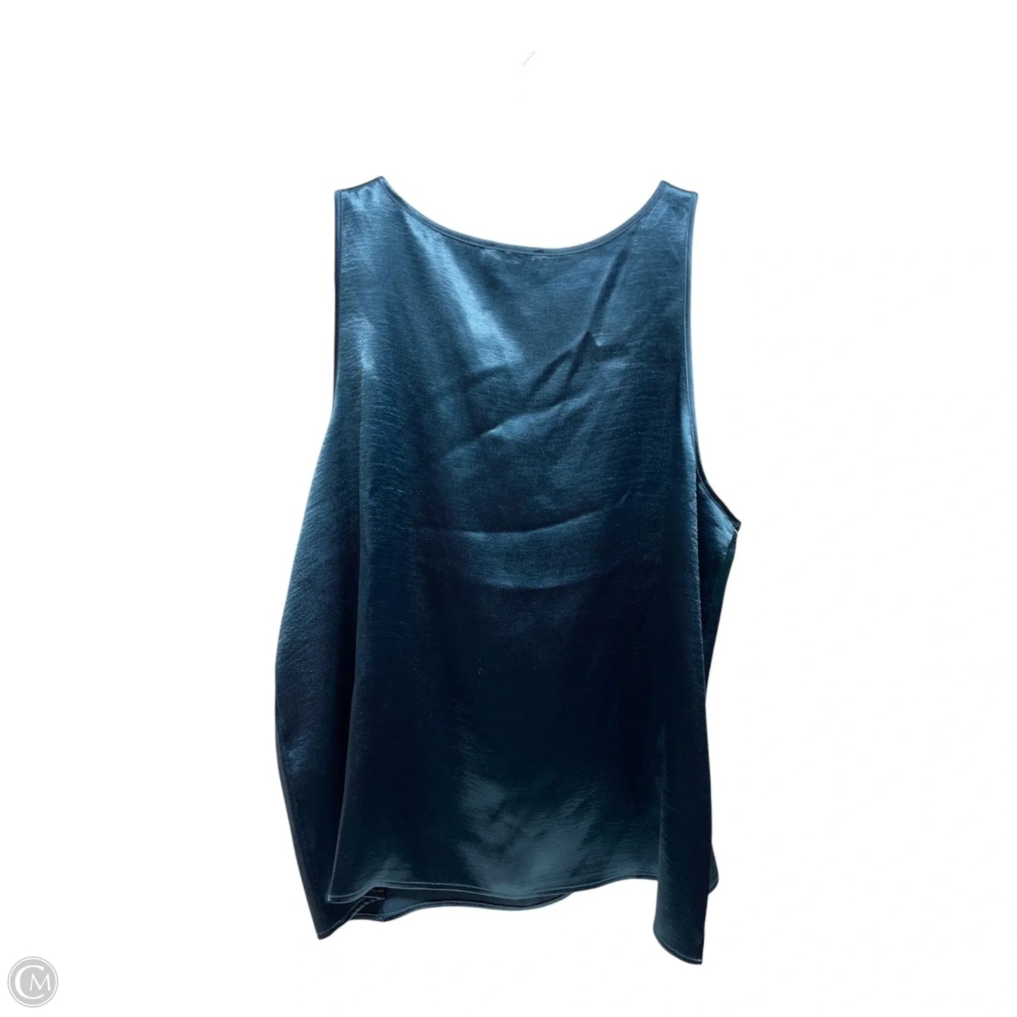Tank Top By Donna Karan In Blue, Size: Xl