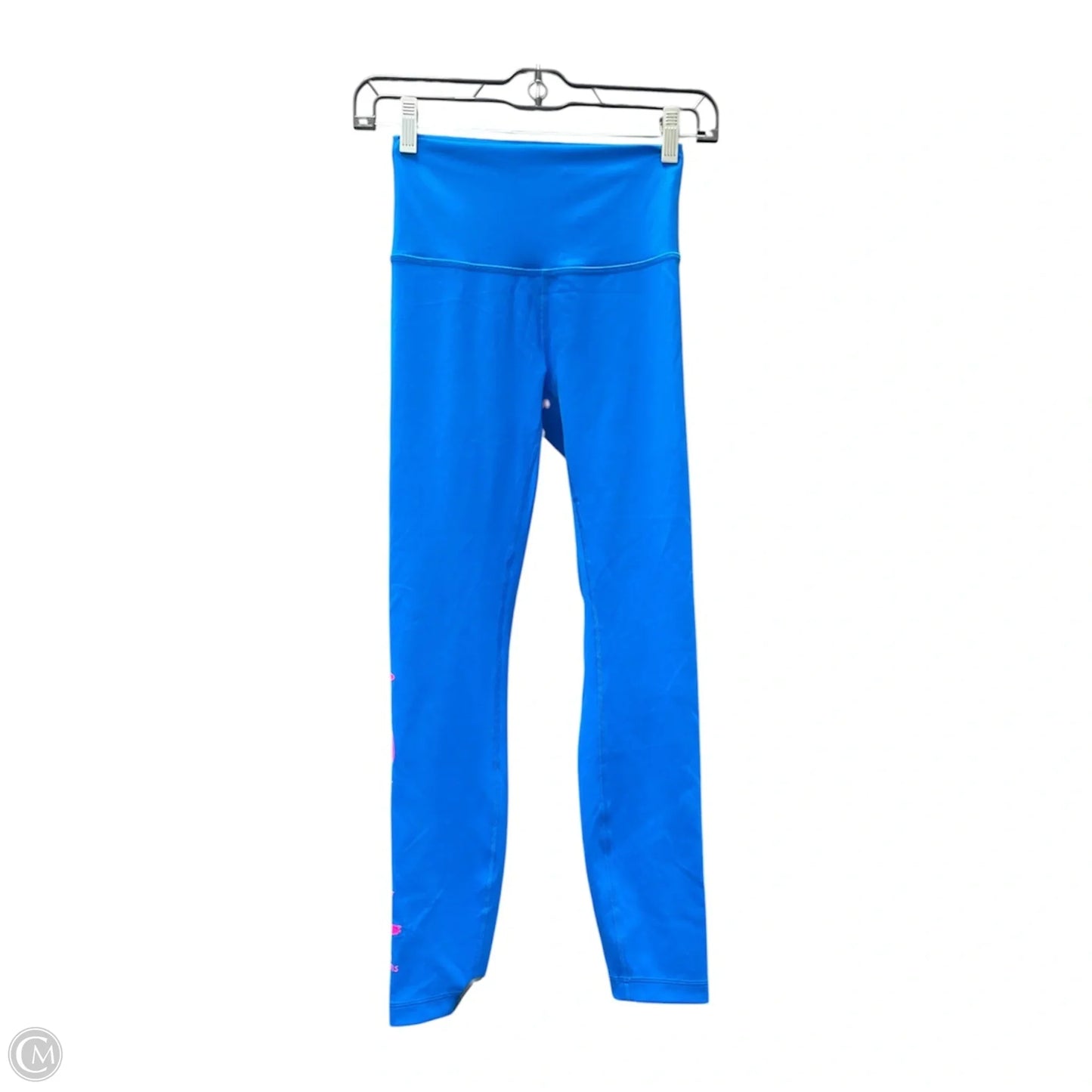 Athletic Leggings By Lululemon In Blue & Pink, Size: 4
