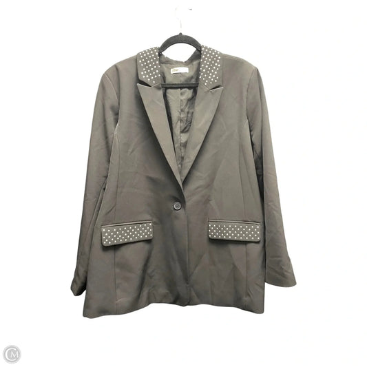 Blazer By Intempo In Black & Silver, Size: 2x