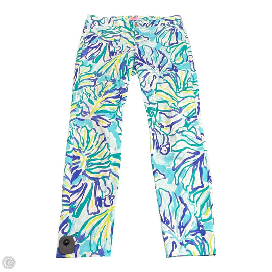 Pants Designer By Lilly Pulitzer In Tropical Print, Size: 8