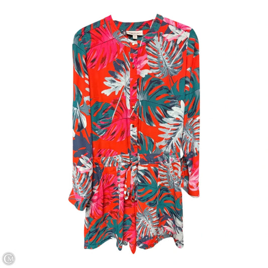 Romper By Jennifer Lopez In Floral Print, Size: 10