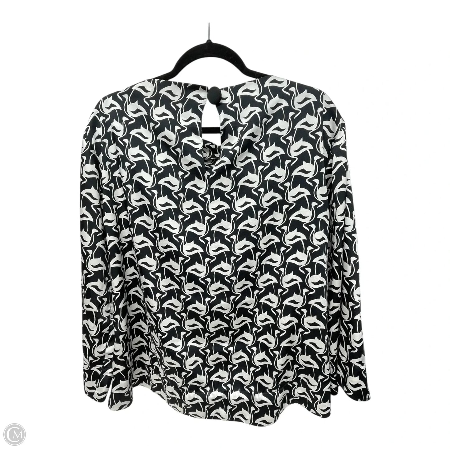 Top Long Sleeve By Zara In Animal Print, Size: S