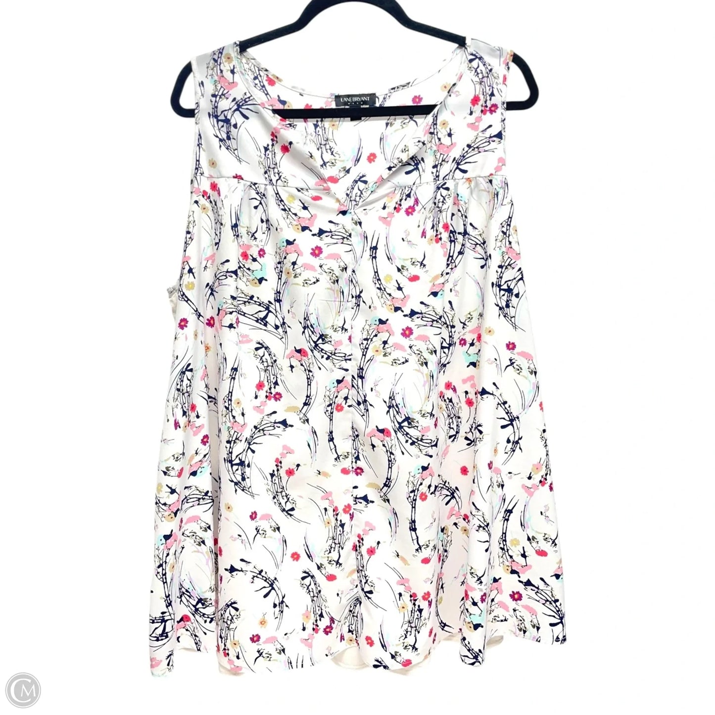 Top Sleeveless By Lane Bryant In Floral Print, Size: 20