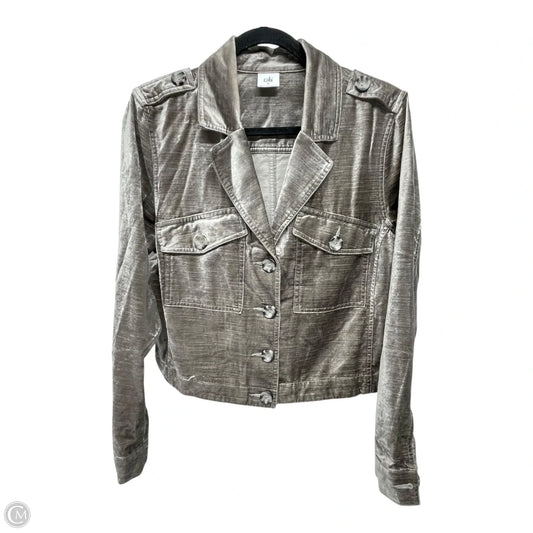 Jacket Denim By Cabi In Green, Size: M
