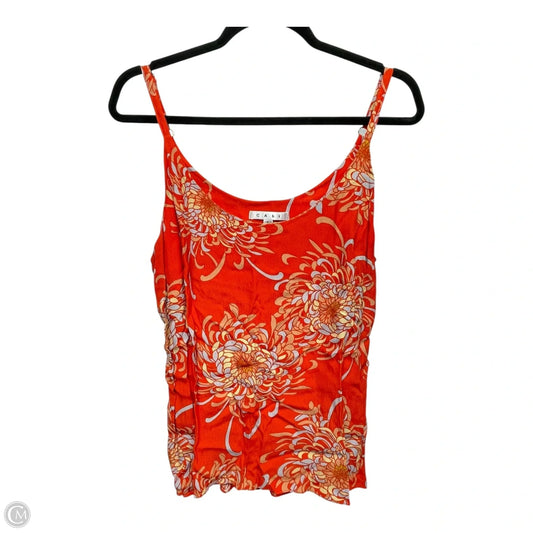 Top Sleeveless By Cabi In Orange, Size: L