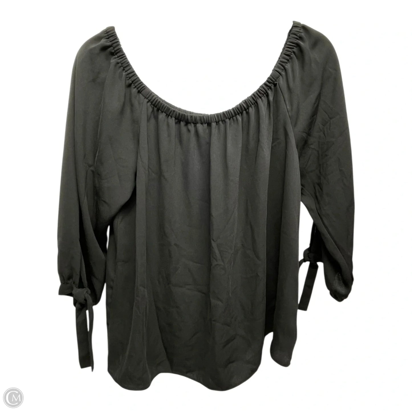 Top 3/4 Sleeve By J. Crew In Black, Size: S