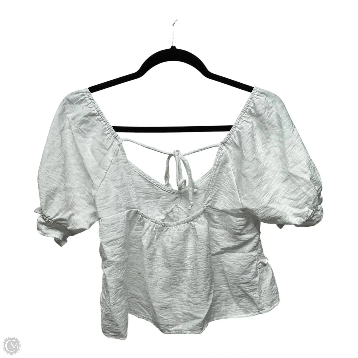 Top Short Sleeve By kirious In White, Size: S