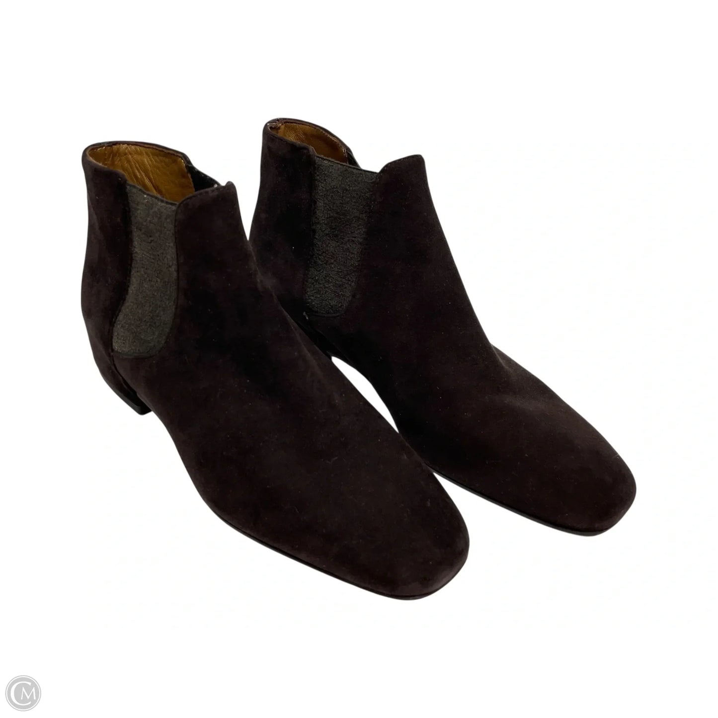 Boots Ankle Flats By Aquatalia In Brown, Size: 5.5