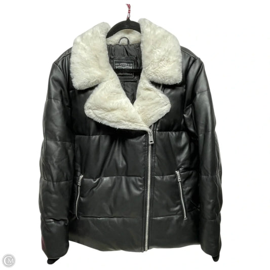 Coat Puffer & Quilted By Levis In Black, Size: L