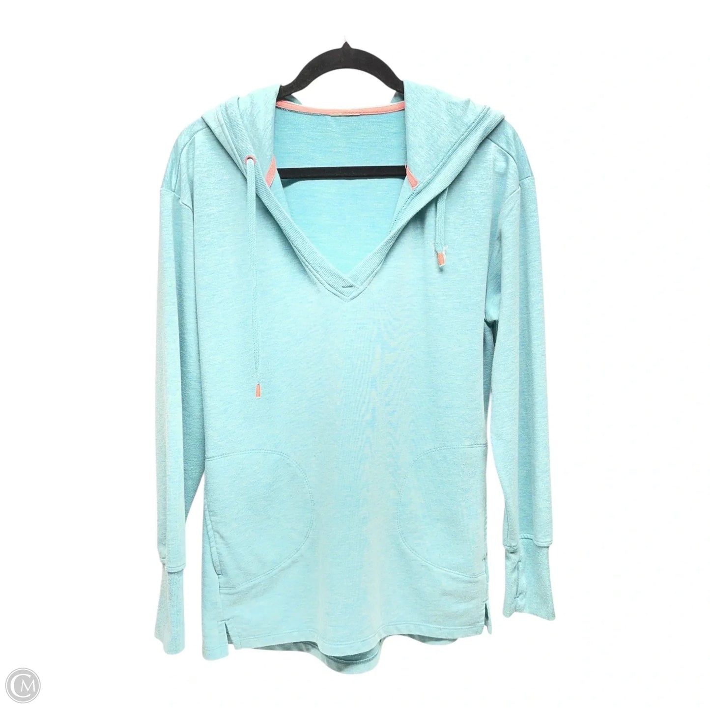 Sweatshirt Hoodie By THE BLACK DOG In Blue, Size: M