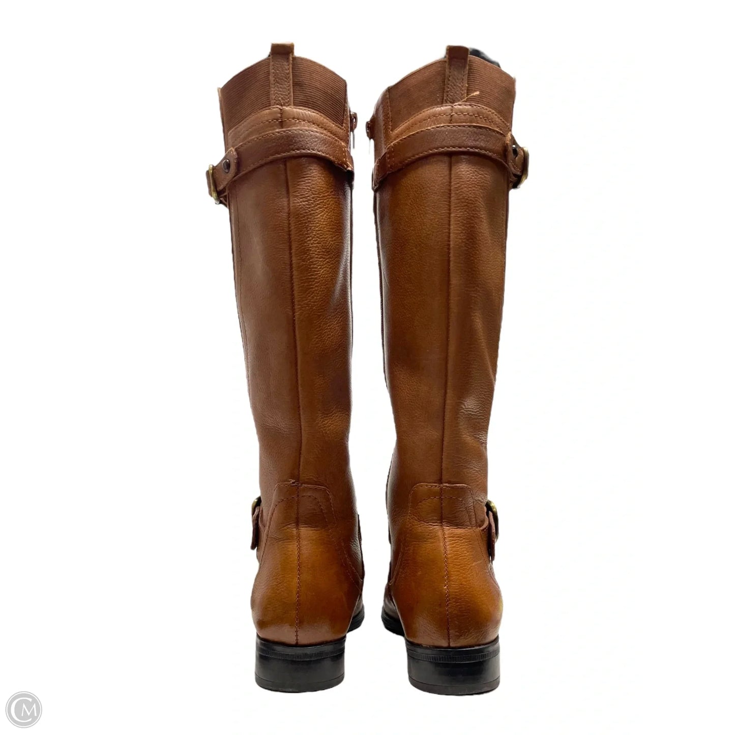 Boots Mid-calf Heels By Naturalizer In Brown, Size: 6.5