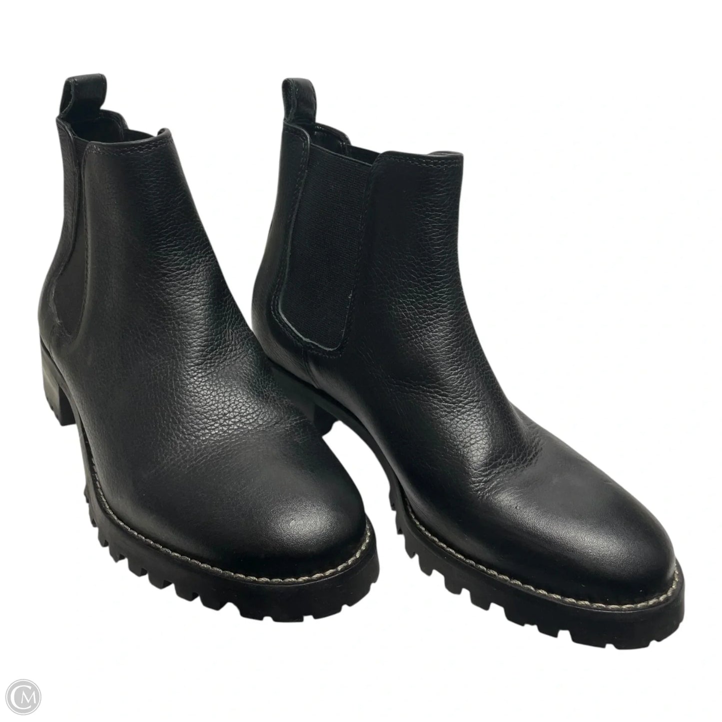 Boots Ankle Heels By Talbots In Black, Size: 6.5