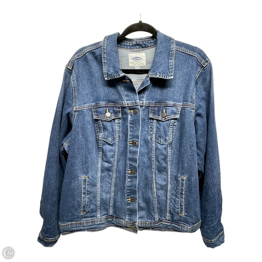 Jacket Denim By Old Navy In Blue Denim, Size: 2x