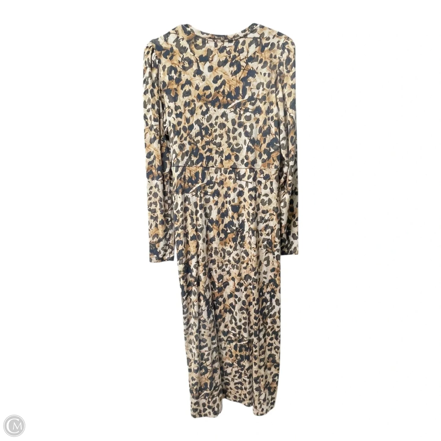 Dress Casual Maxi By Cabi In Animal Print, Size: M