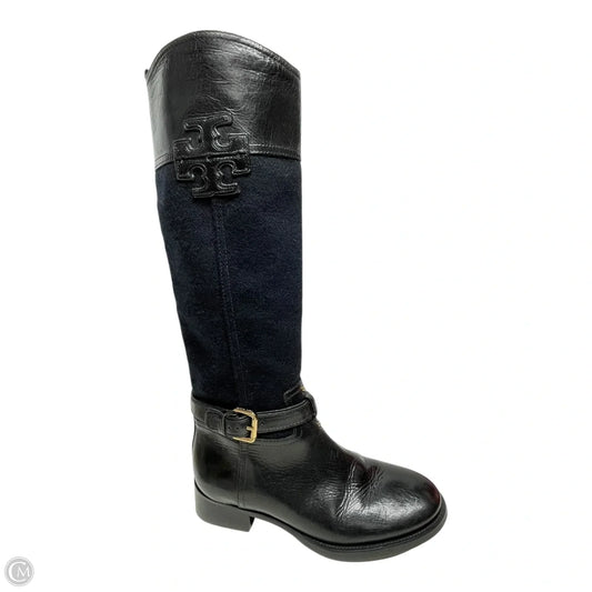 Boots Designer By Tory Burch In Black, Size: 7