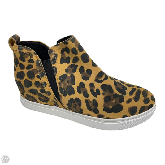 Boots Ankle Flats By Blondo In Animal Print, Size: 6.5