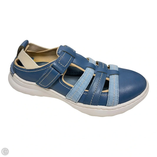 Shoes Flats By Clarks In Blue, Size: 8.5