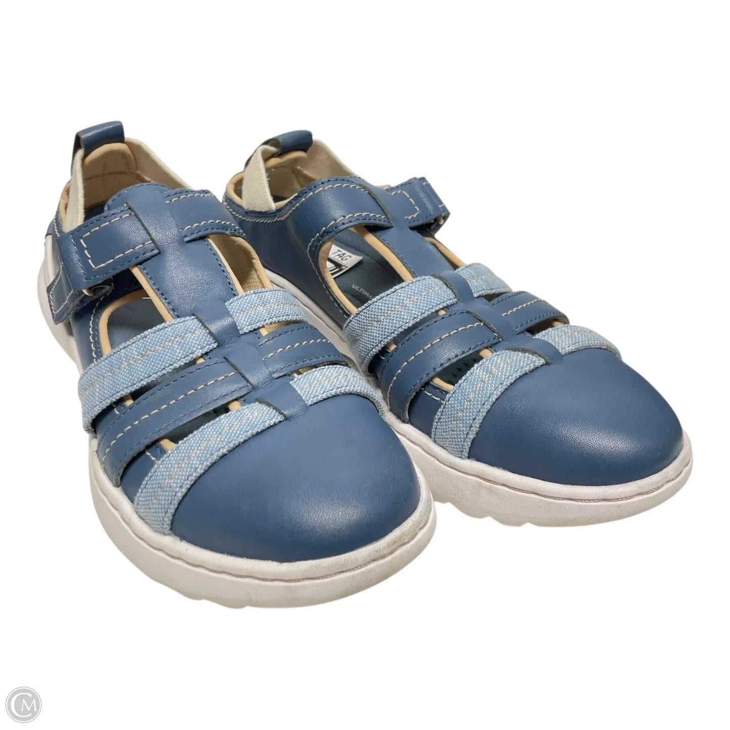 Shoes Flats By Clarks In Blue, Size: 8.5