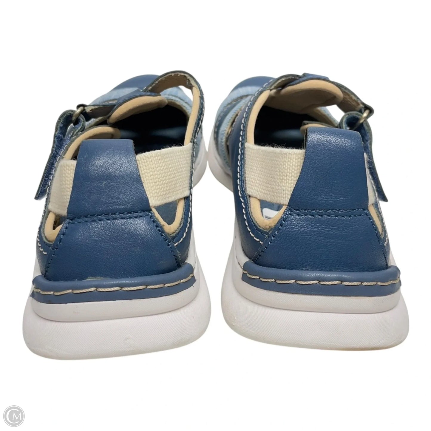 Shoes Flats By Clarks In Blue, Size: 8.5