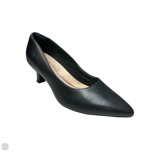Shoes Heels Kitten By Clarks In Black, Size: 10