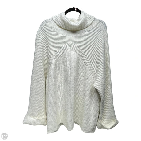 Sweater By Vince Camuto In White, Size: Xl