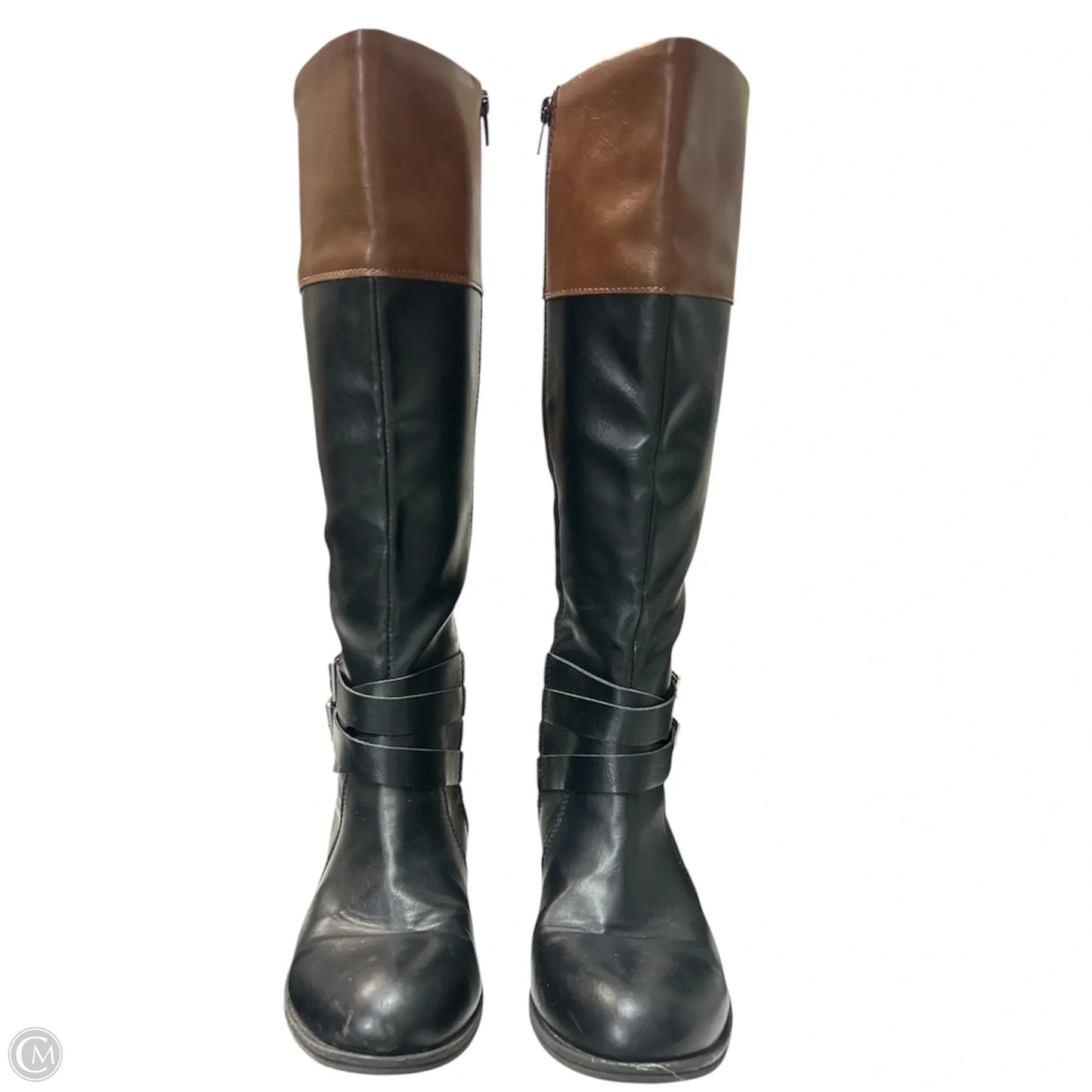 Boots Knee Heels By Arizona In Black, Size: 9