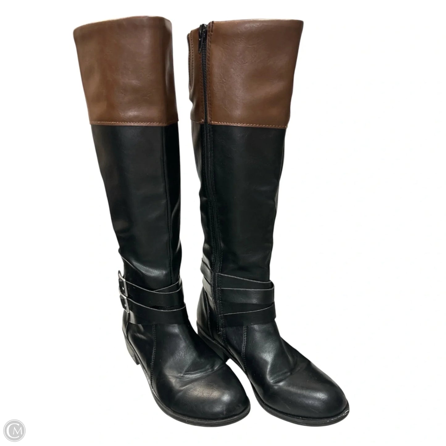 Boots Knee Heels By Arizona In Black, Size: 9