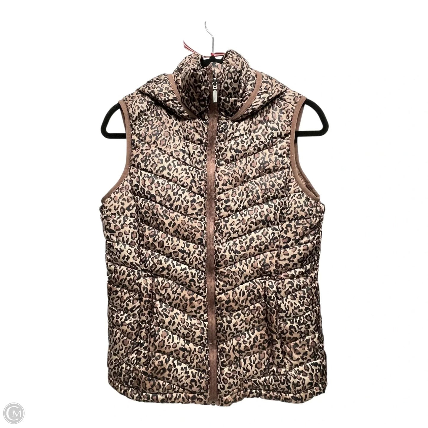 Vest Puffer & Quilted By Ymi In Animal Print, Size: M