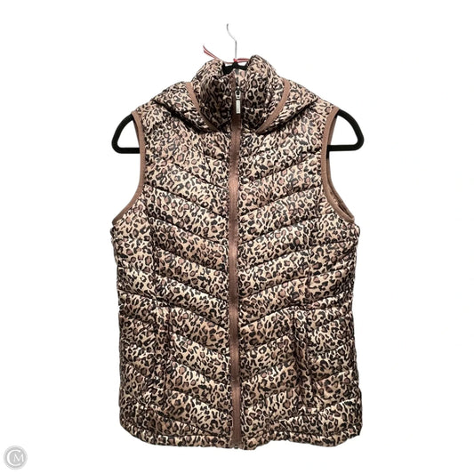 Vest Puffer & Quilted By Ymi In Animal Print, Size: M