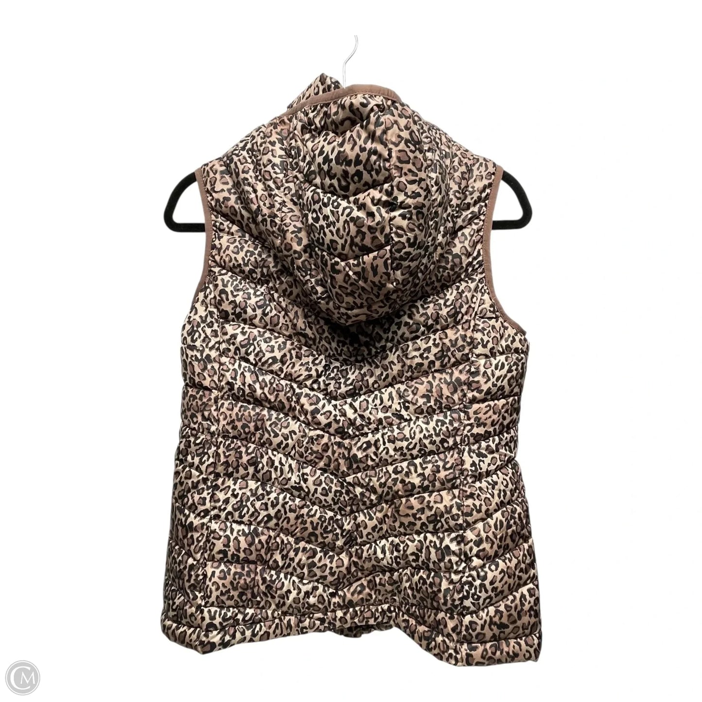 Vest Puffer & Quilted By Ymi In Animal Print, Size: M