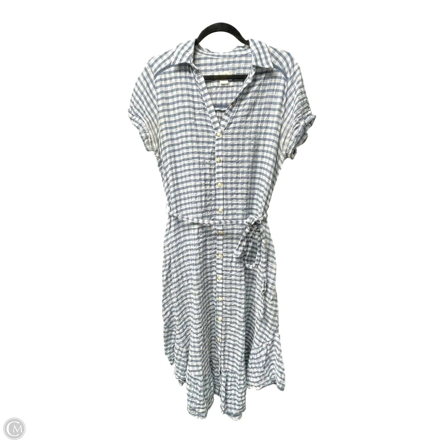 Dress Casual Midi By Maeve In Checkered Pattern, Size: S