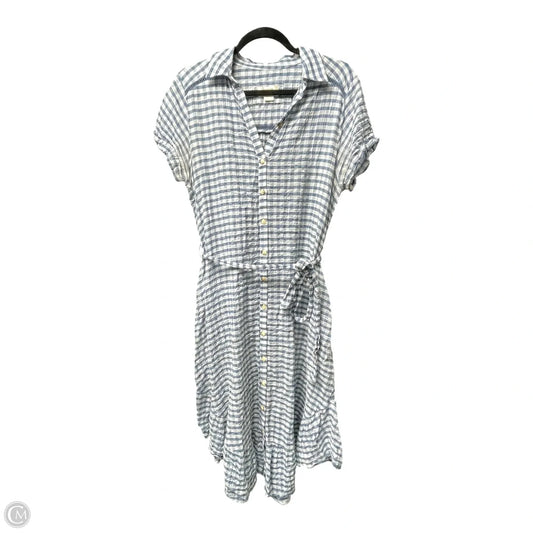 Dress Casual Midi By Maeve In Checkered Pattern, Size: S