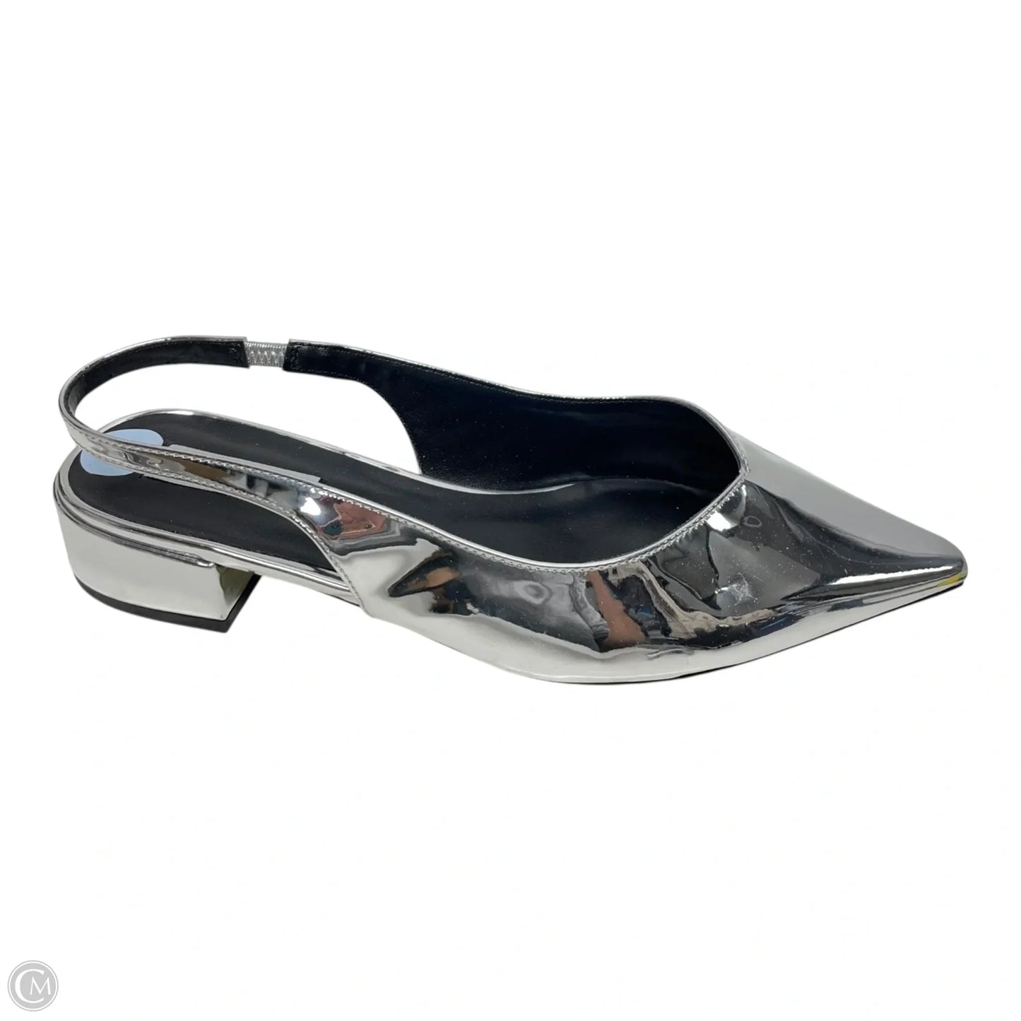 Shoes Flats By Steve Madden In Silver, Size: 9