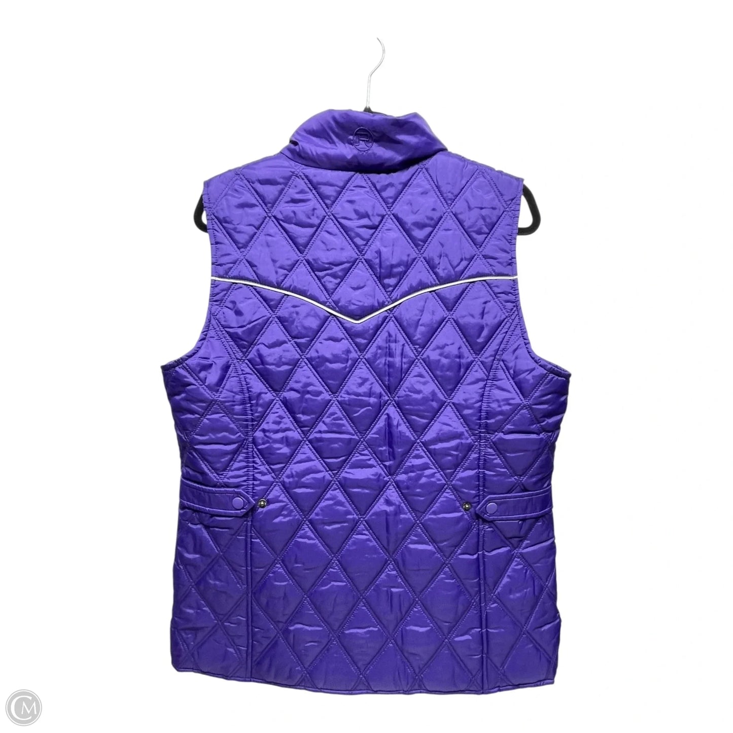 Vest Puffer & Quilted By Roper In Purple, Size: L