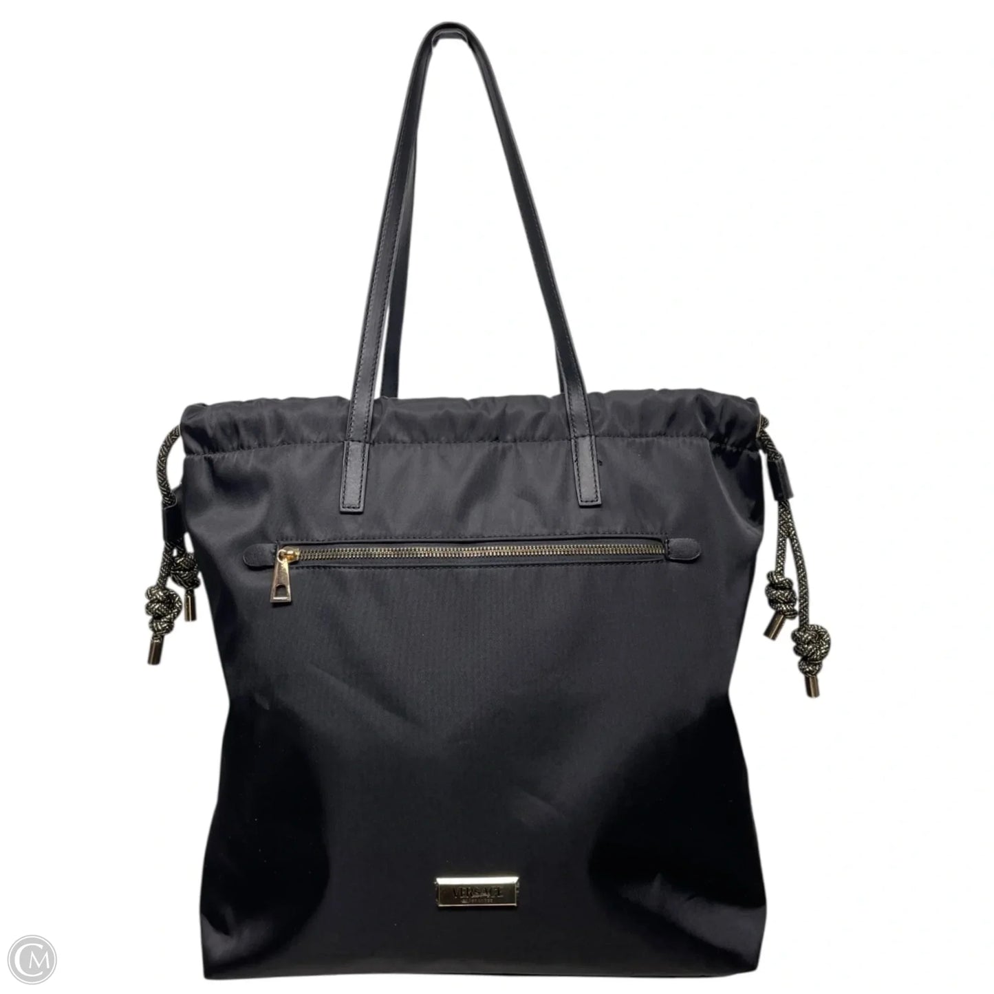 Tote Luxury Designer By Versace, Size: Large