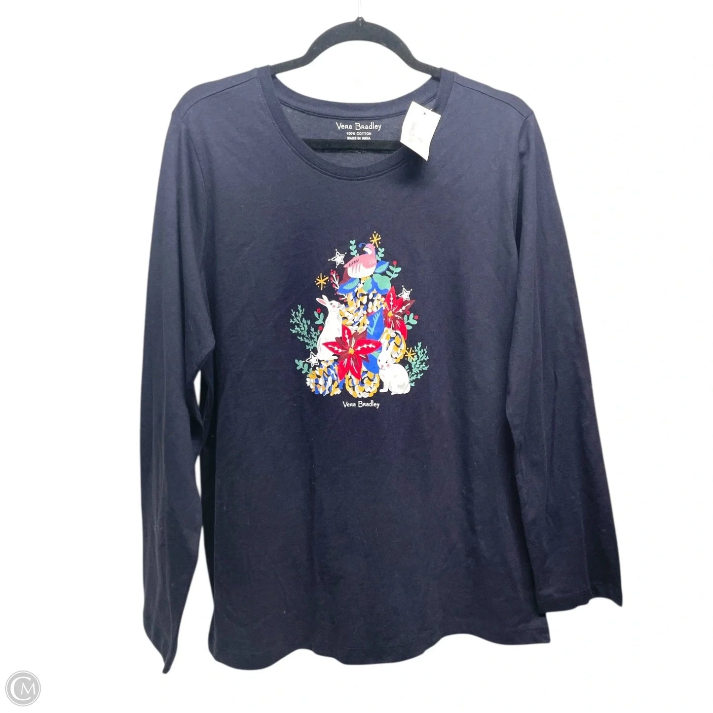 Top Long Sleeve By Vera Bradley In Animal Print, Size: L