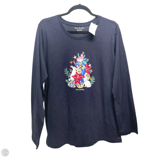 Top Long Sleeve By Vera Bradley In Animal Print, Size: L