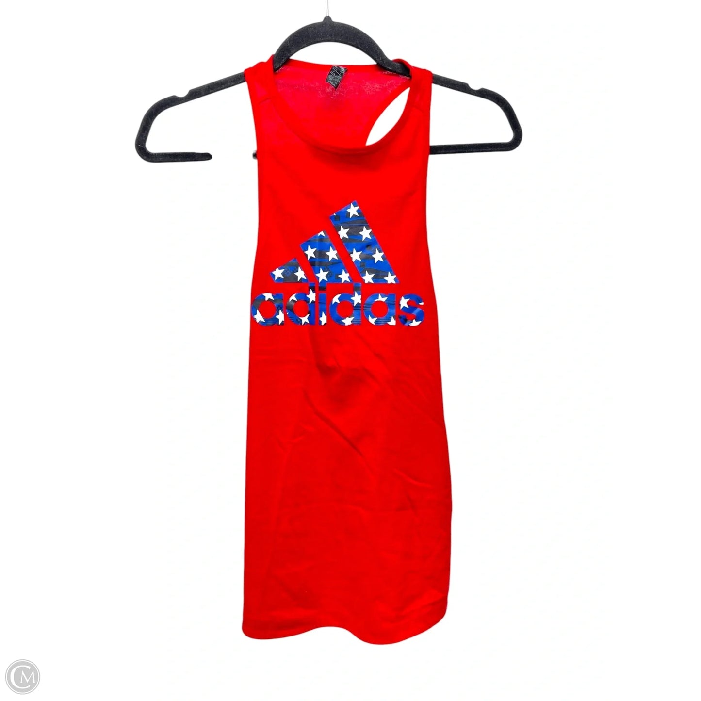 Tank Top By Adidas In Blue Red & White, Size: S