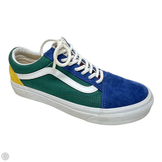 Shoes Sneakers By Vans In Multi-colored, Size: 6.5