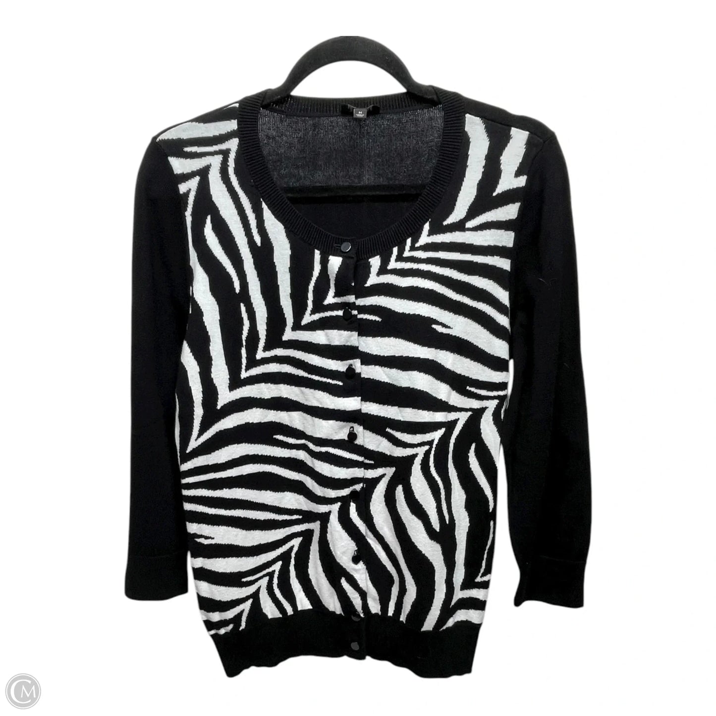 Cardigan By Talbots In Animal Print, Size: M