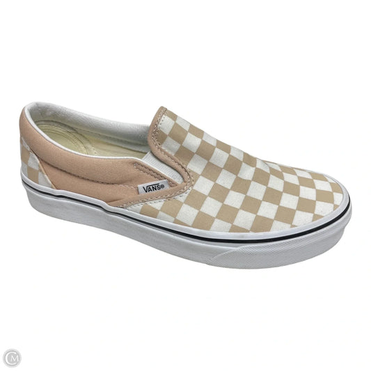 Shoes Sneakers By Vans In Checkered Pattern, Size: 8