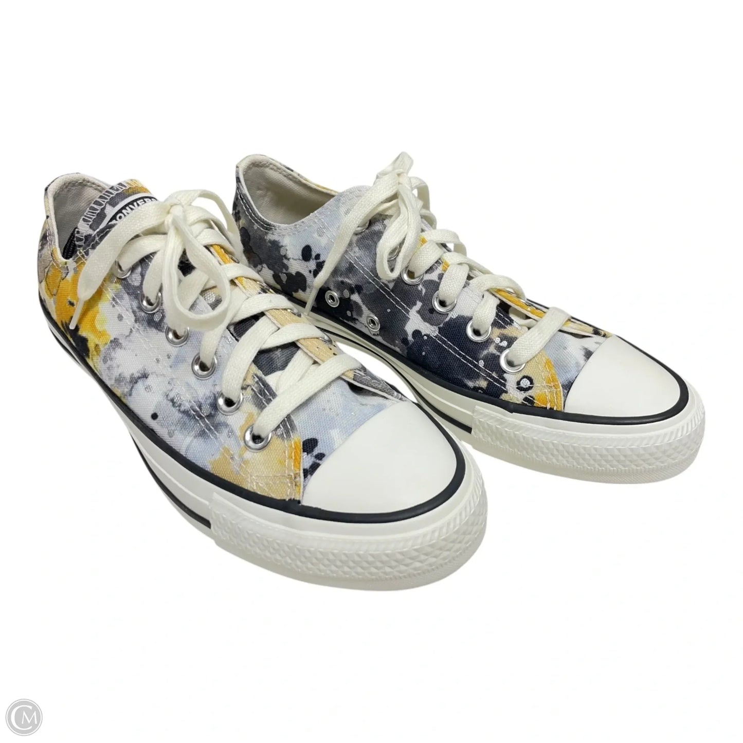 Shoes Sneakers By Converse In Black & Yellow, Size: 7