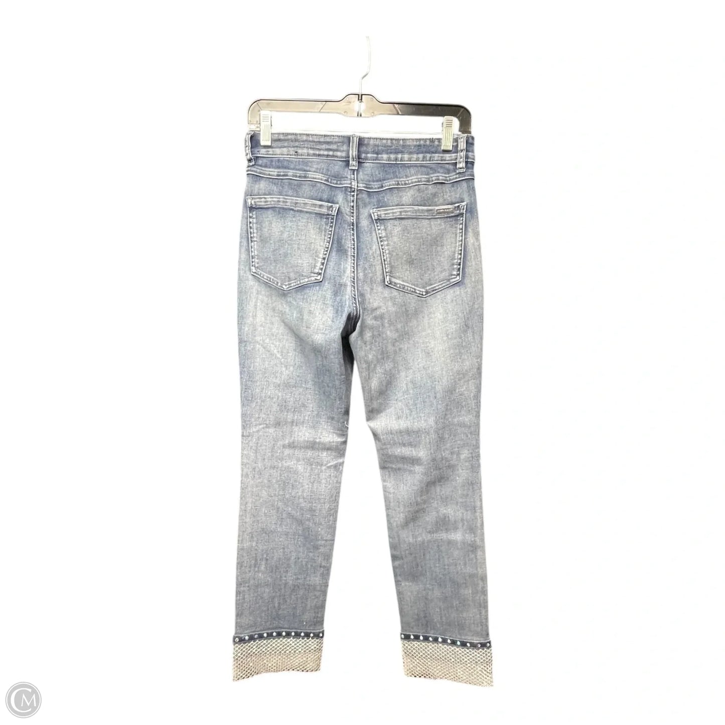 Jeans Straight By Joseph Ribkoff In Blue Denim, Size: 4