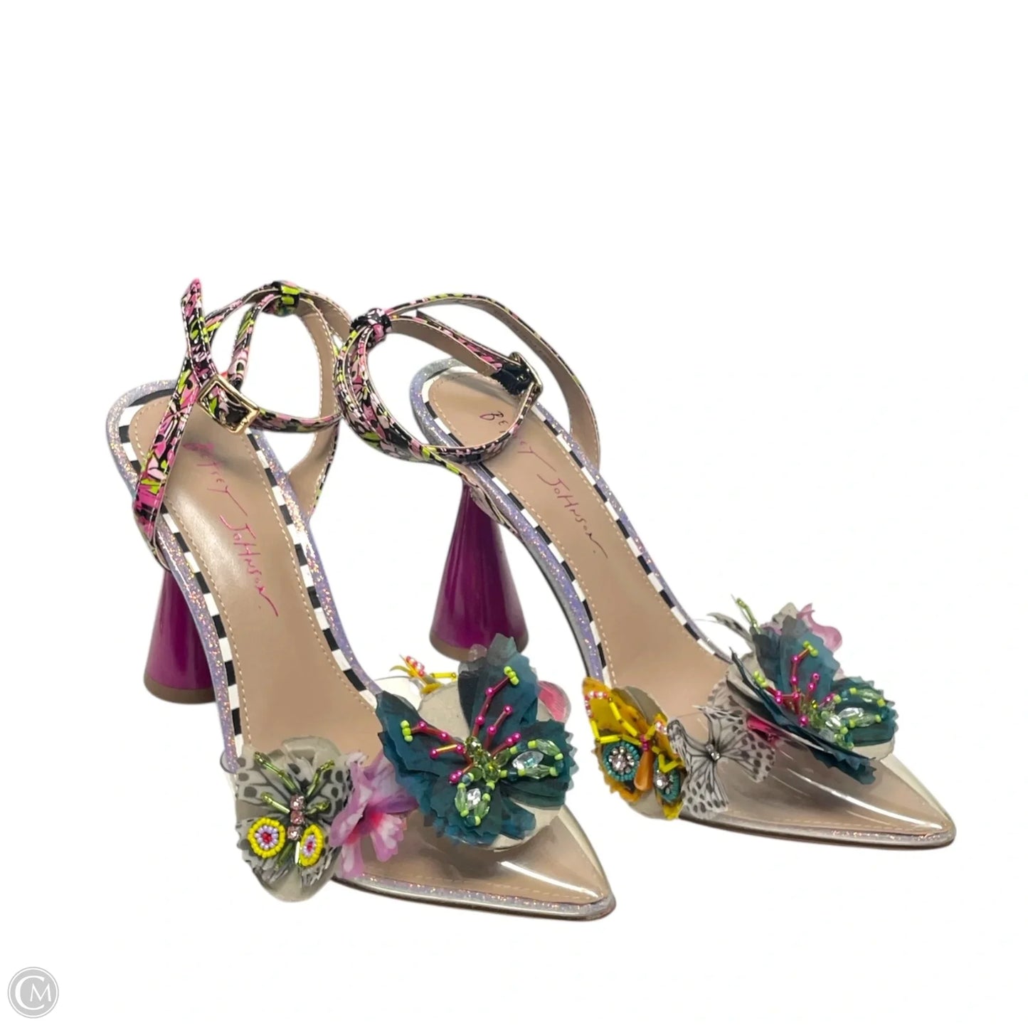 Shoes Heels Stiletto By Betsey Johnson In Multi-colored, Size: 8.5