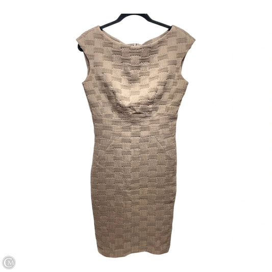 Dress Designer By Zac By Zac Posen In Brown, Size: 4