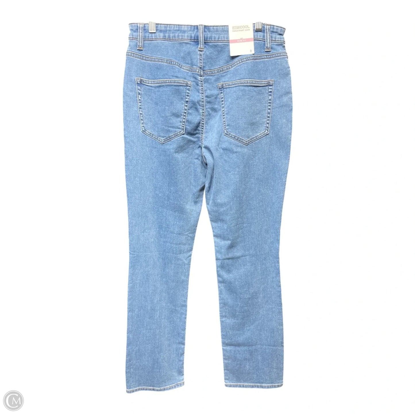 Jeans Straight By 32 Degrees In Blue Denim, Size: 8