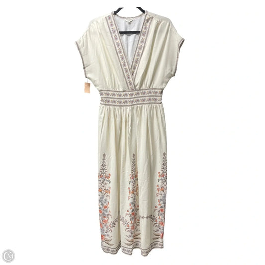 Dress Casual Maxi By Max Studio In Beige, Size: M
