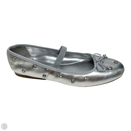 Shoes Flats By Bandolino In Silver, Size: 8.5